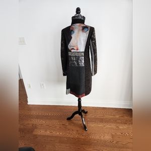 DESIGUAL Amazing Face Coat Rare! Size 42